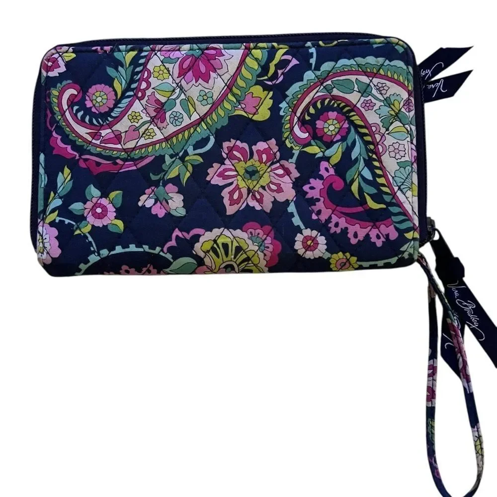 Vera Bradley Petal Paisley Floral Wallet/Wristlet
